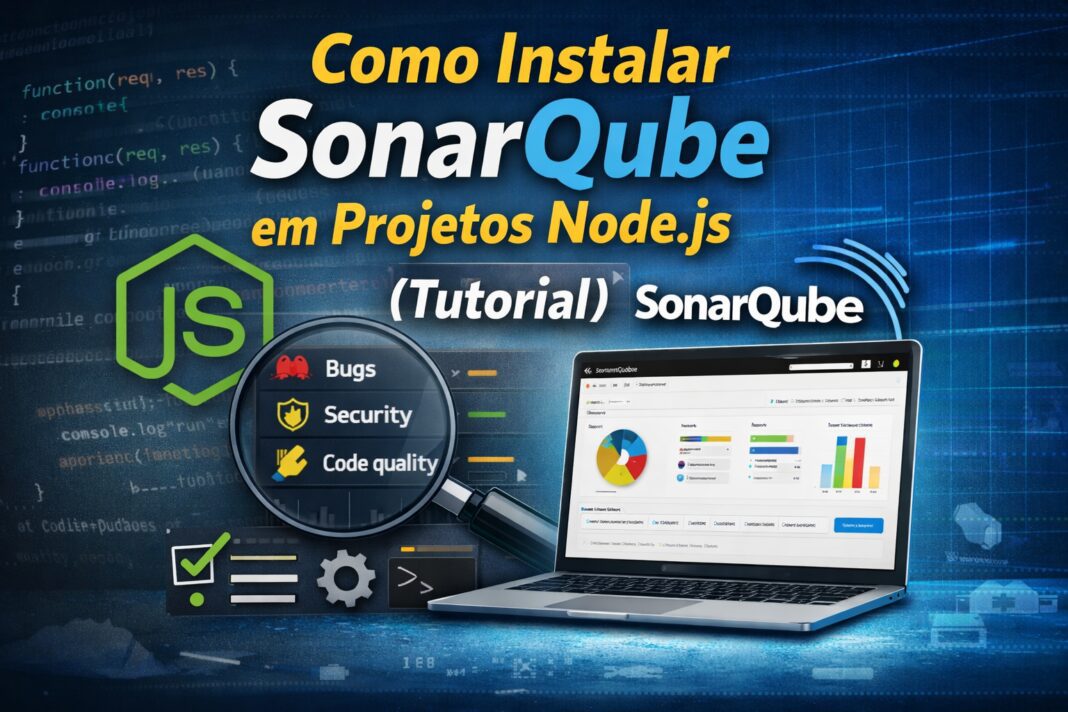 Tutorial de como instalar e configurar SonarQube para análise de código em projetos Node.js