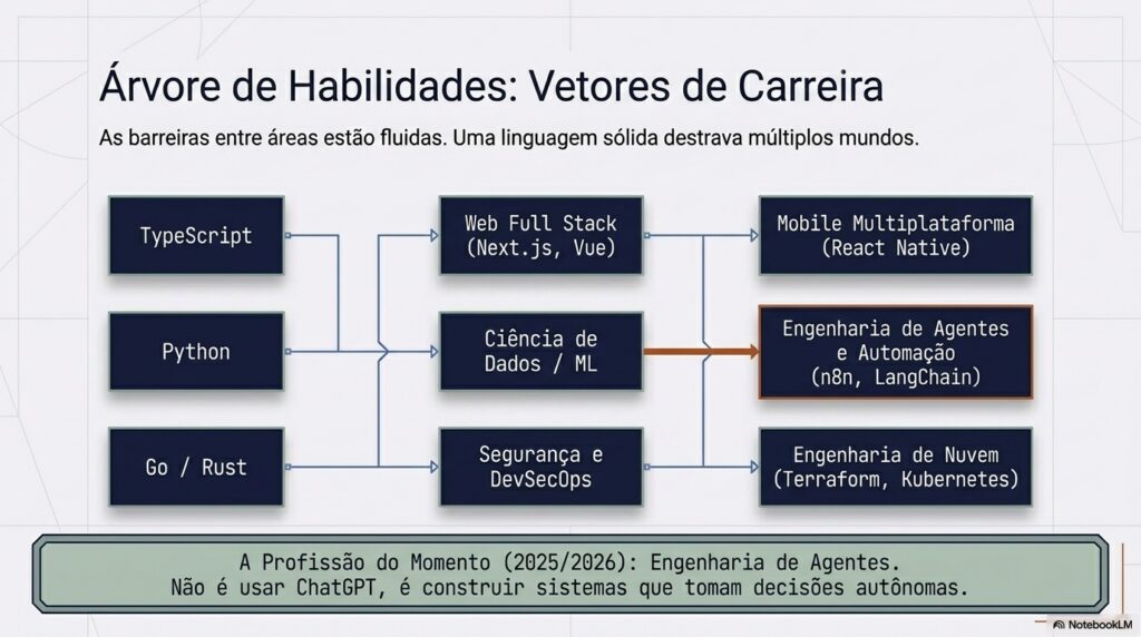 Arvore de habilidades de um desenvolvedor