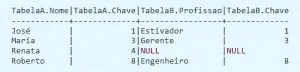 Entenda SQL Join: INNER-JOIN, LEFT-JOIN, RIGHT-JOIN e Mais 7 resultado da consulta left join