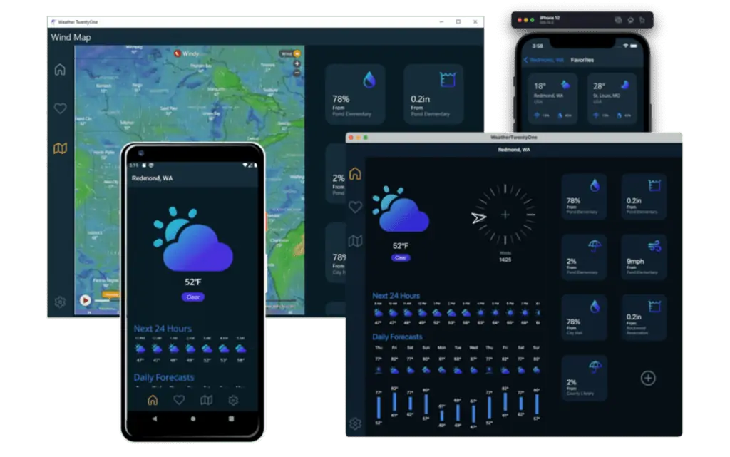 Aplicativos usando o .NET MAUI