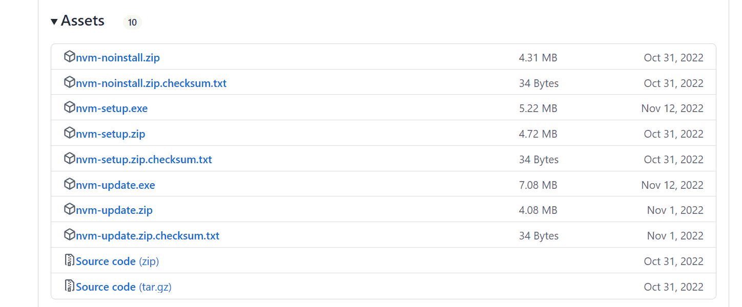Instalação do nvm-windows (Windows)