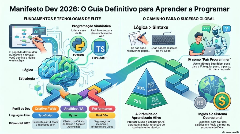 Manifesto Dev 2026 - O guia definitivo para aprender a programar