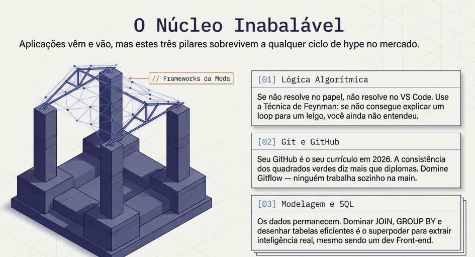 Como aprender a programar, um guia definitivo 4 O núcleo inabalável como base para qualquer desenvolvedor